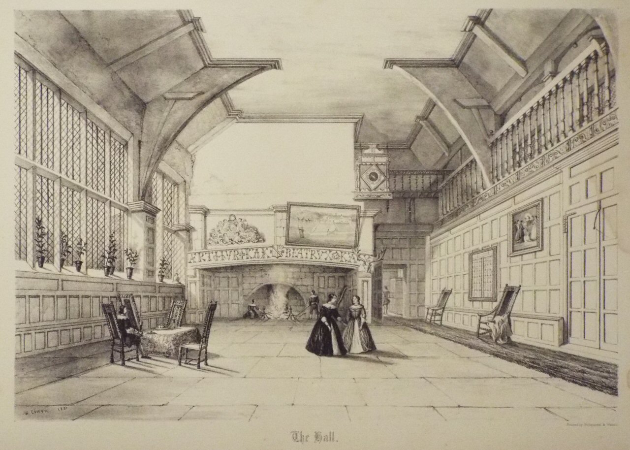 Lithograph - The Hall. - Cowen